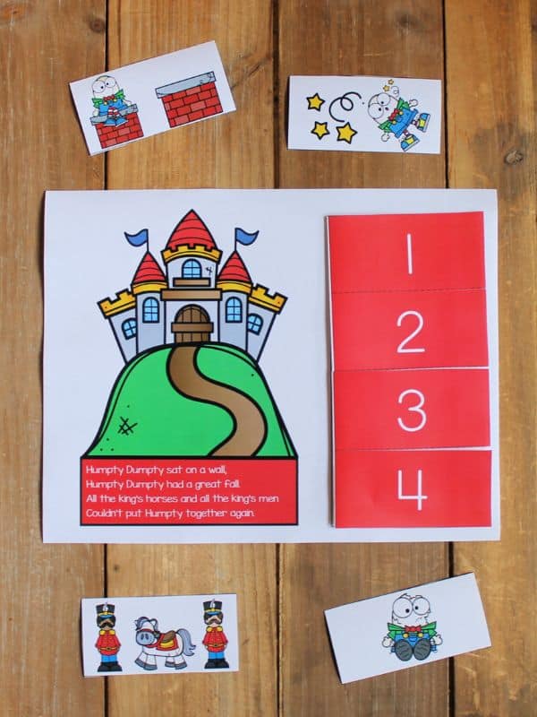 Humpty Dumpty Sequencing Activity