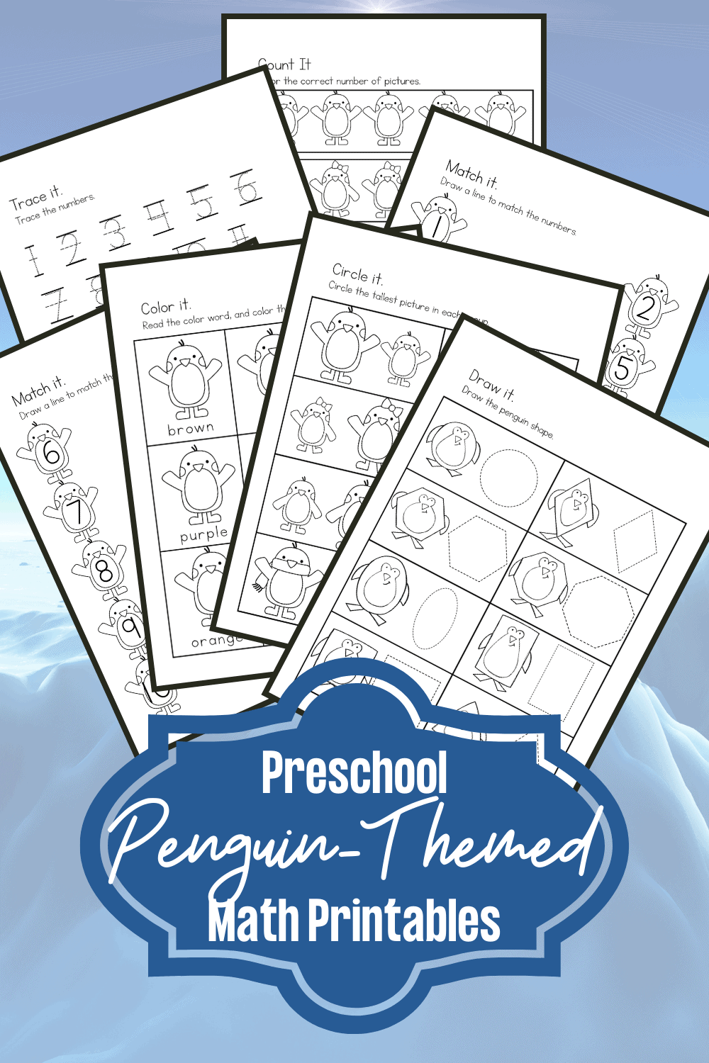 Penguin Math Worksheets