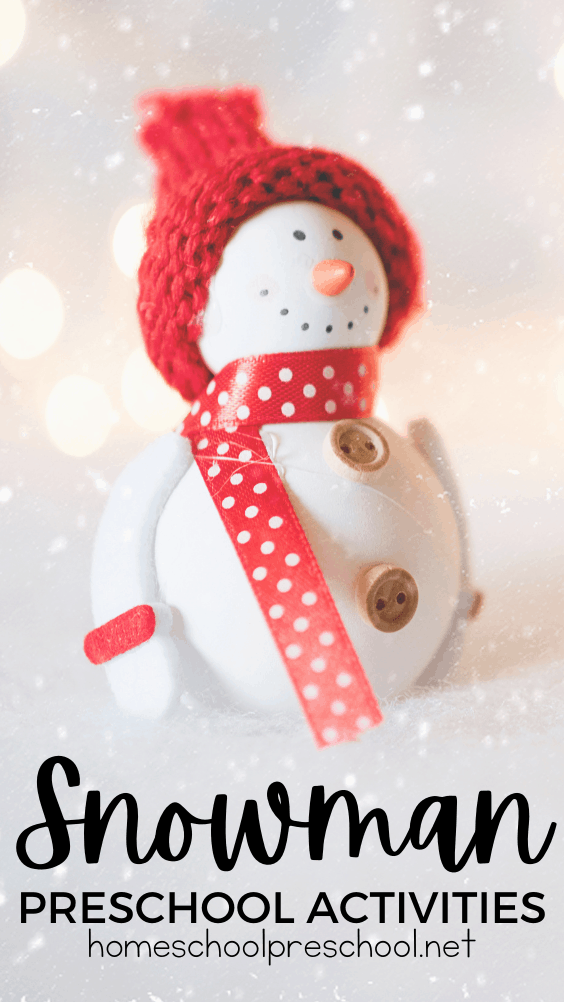 Snowman Preschool Activities