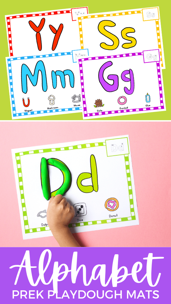 Alphabet Playdough Mats