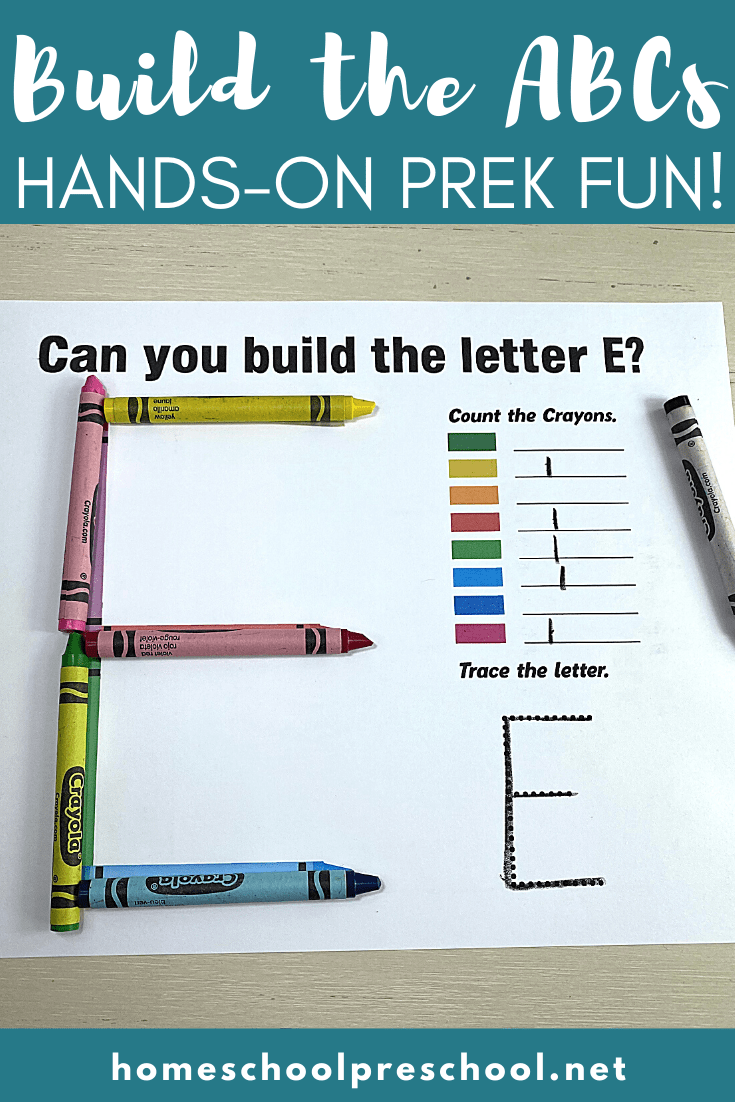 Build the Alphabet with Crayons