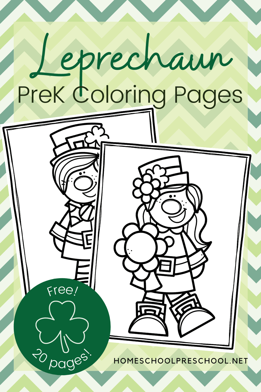 Leprechaun Coloring Pages