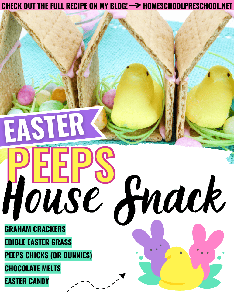 Create a Fun Peep Easter House Snack with Kids