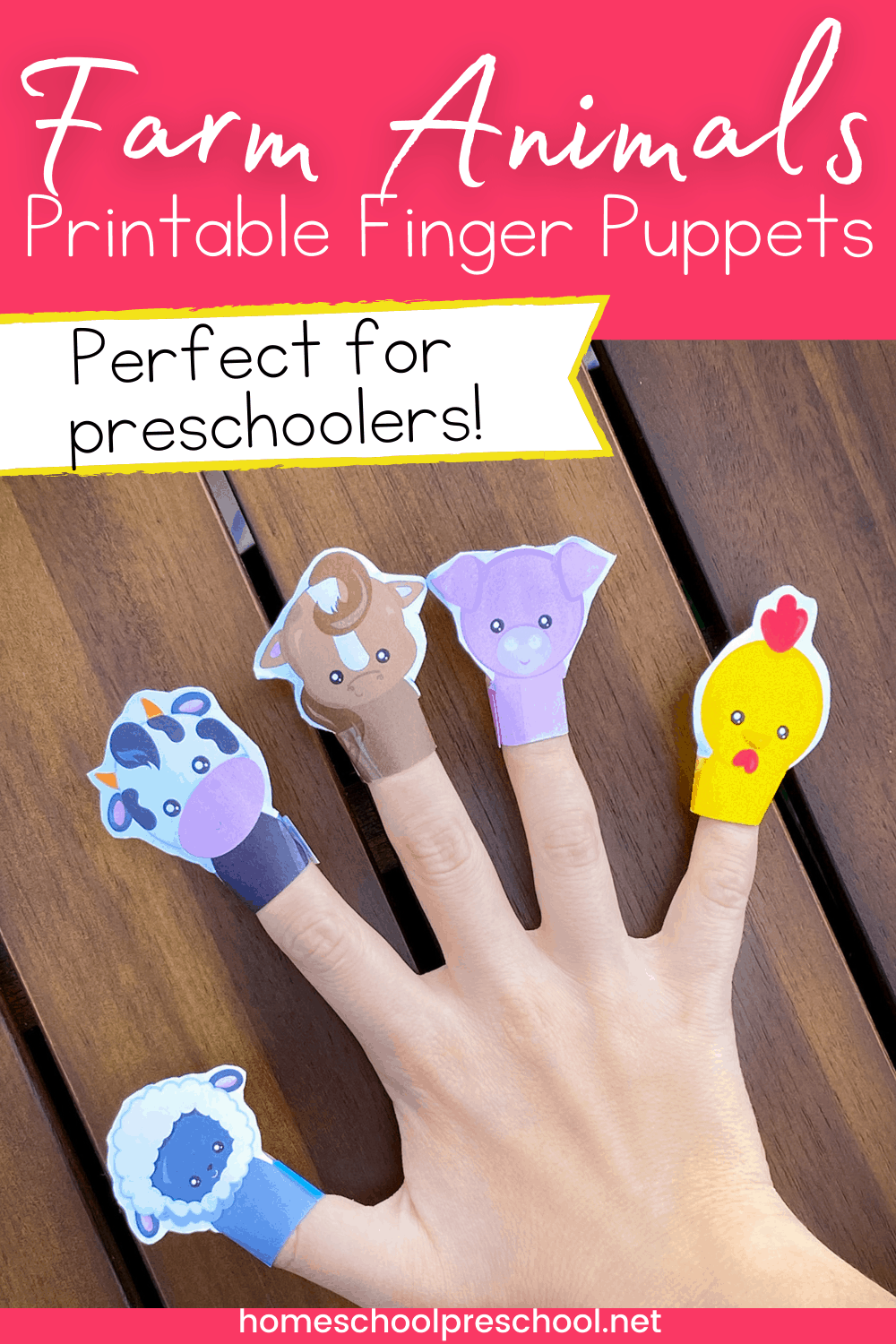 Farm Animal Puppets Printable