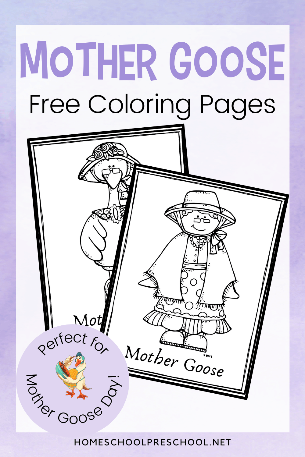 Mother Goose Coloring Pages