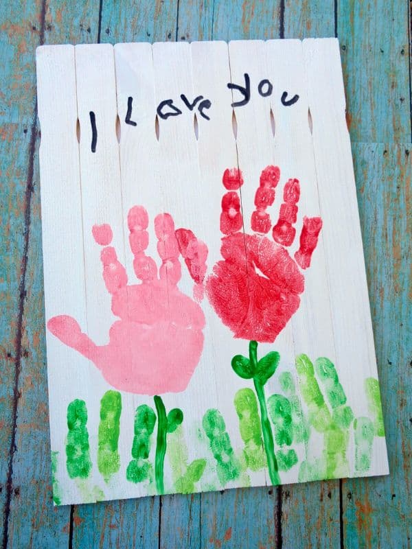 Handprint Mothers Day Craft