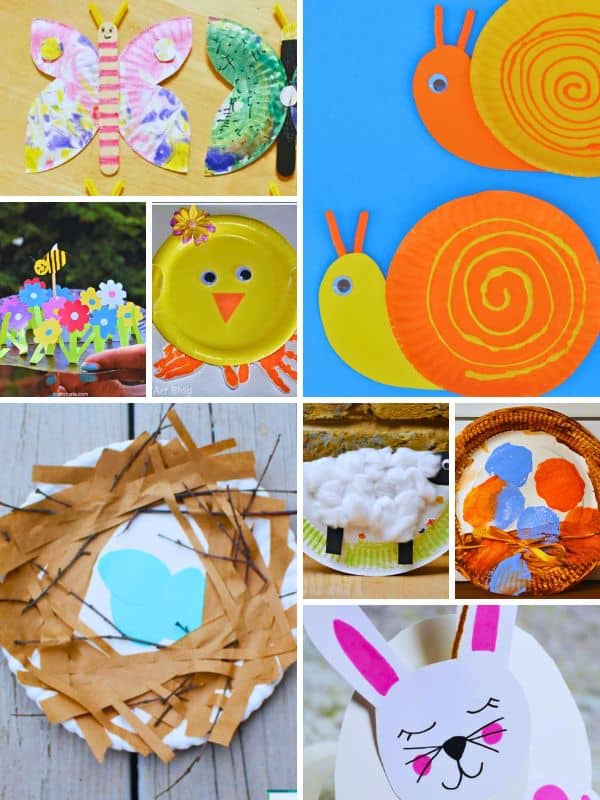 Spring Paper Plate Crafts