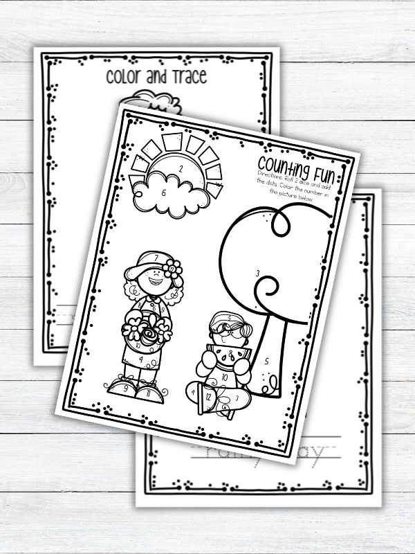 Spring Worksheets for Preschool