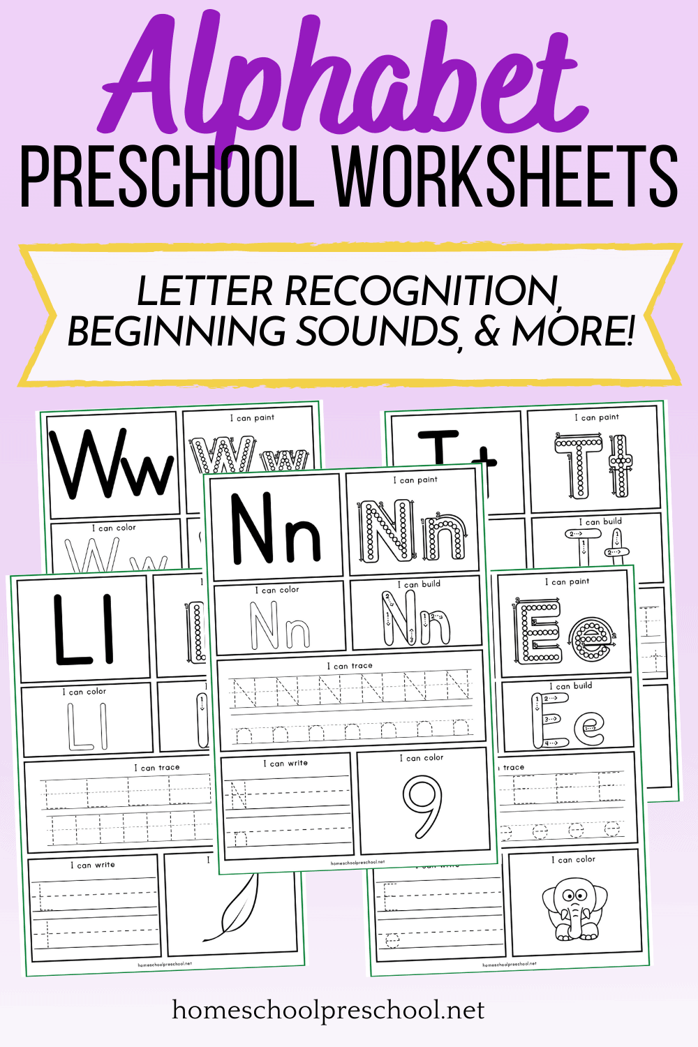 Free Alphabet Printables