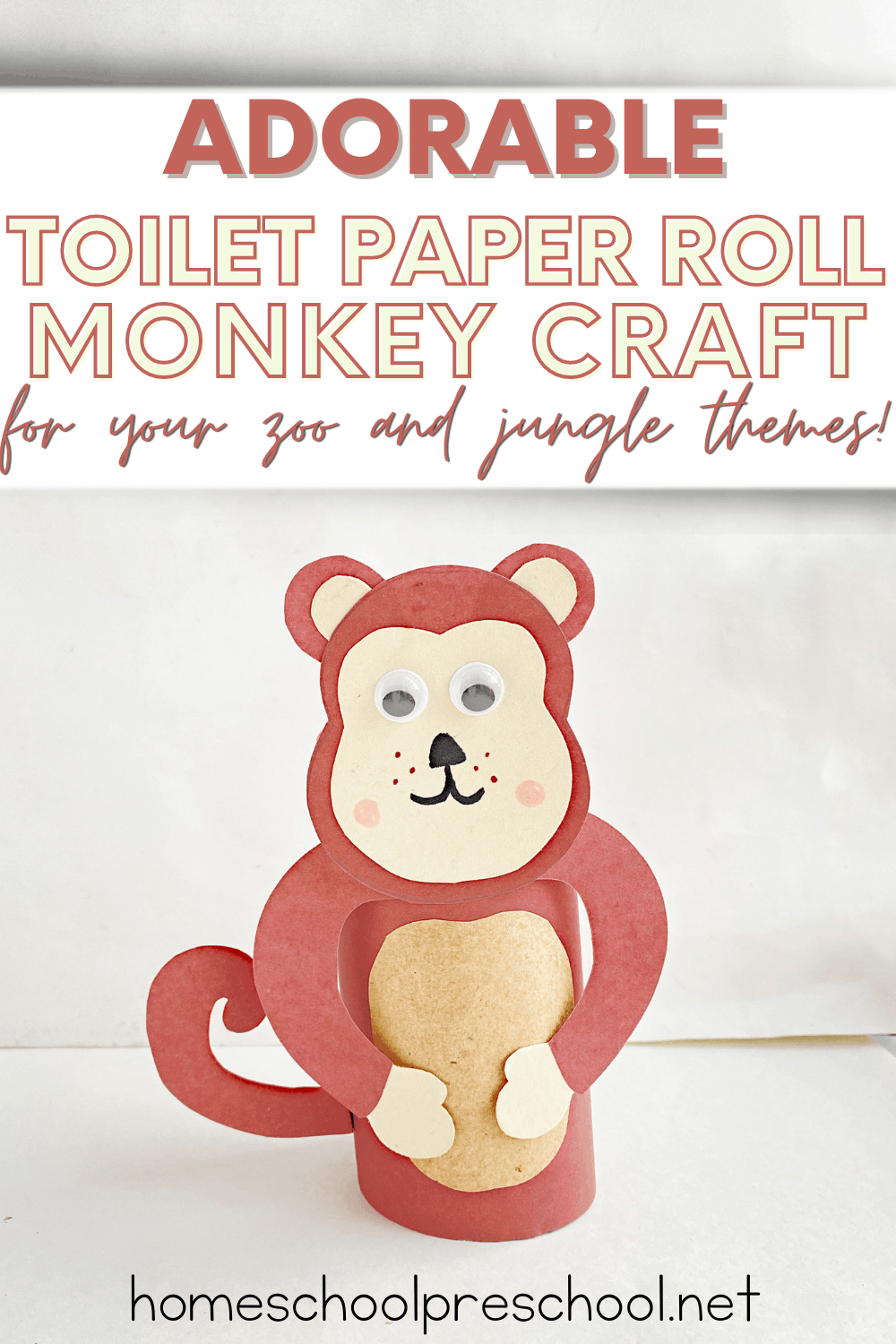 Toilet Paper Roll Monkey Craft