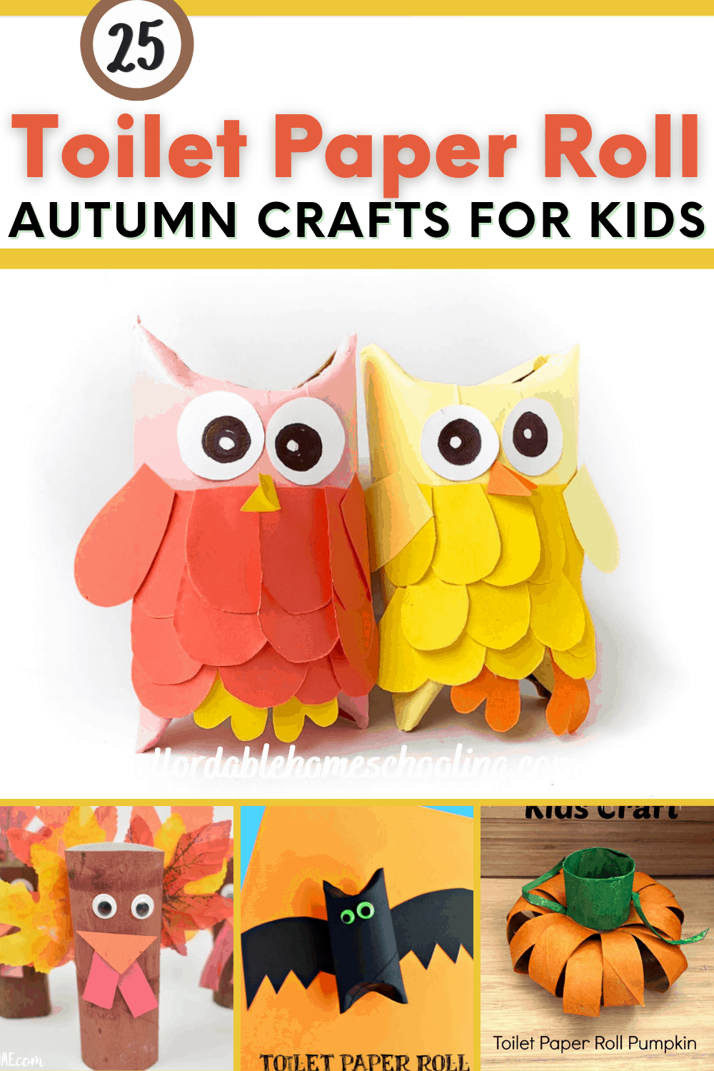 Toilet Paper Roll Fall Crafts