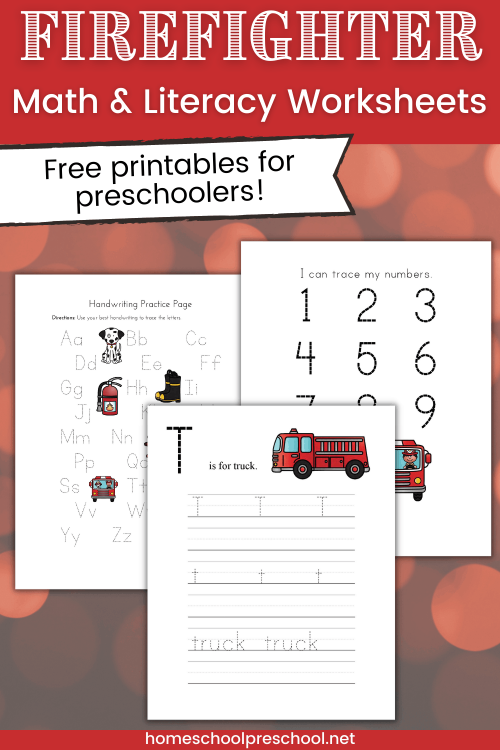 Free Firefighter Printables
