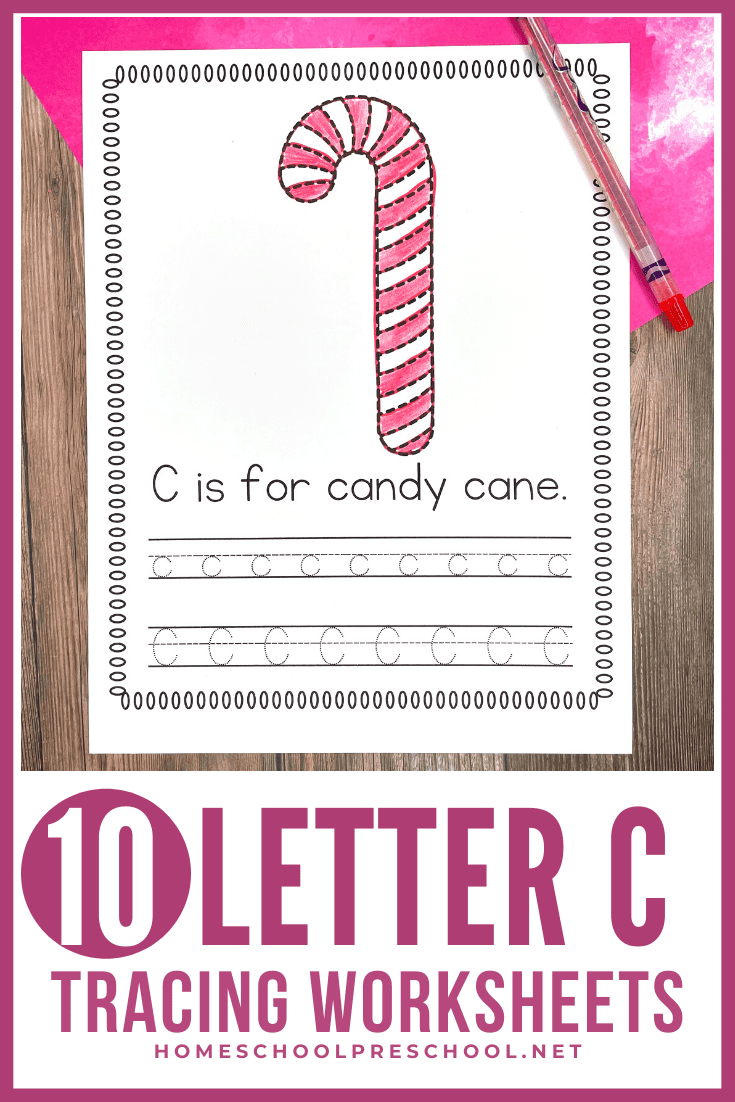 Letter C Tracing Worksheets