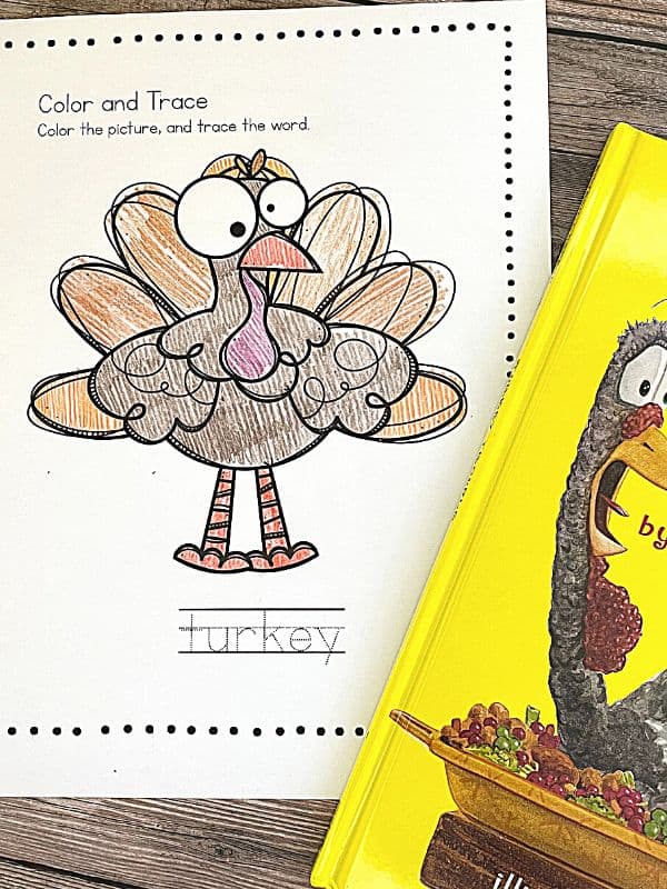 Turkey Trouble Printable Activities for Preschool