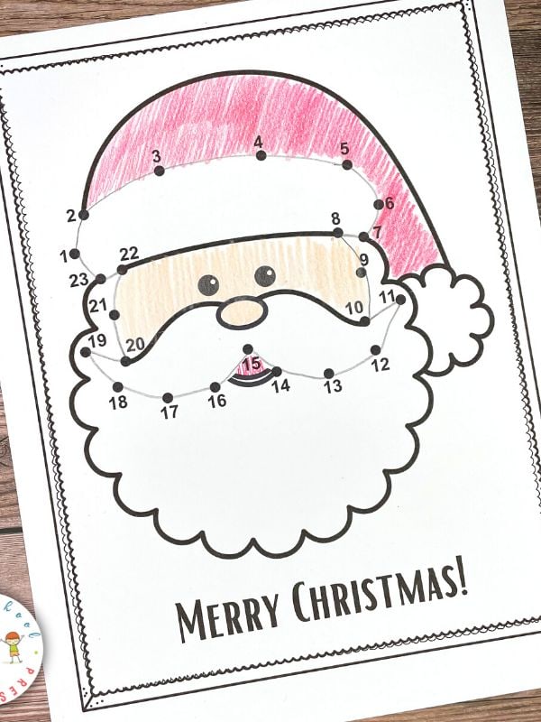Christmas Dot to Dot Printables