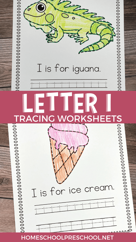 Letter I Tracing Worksheets