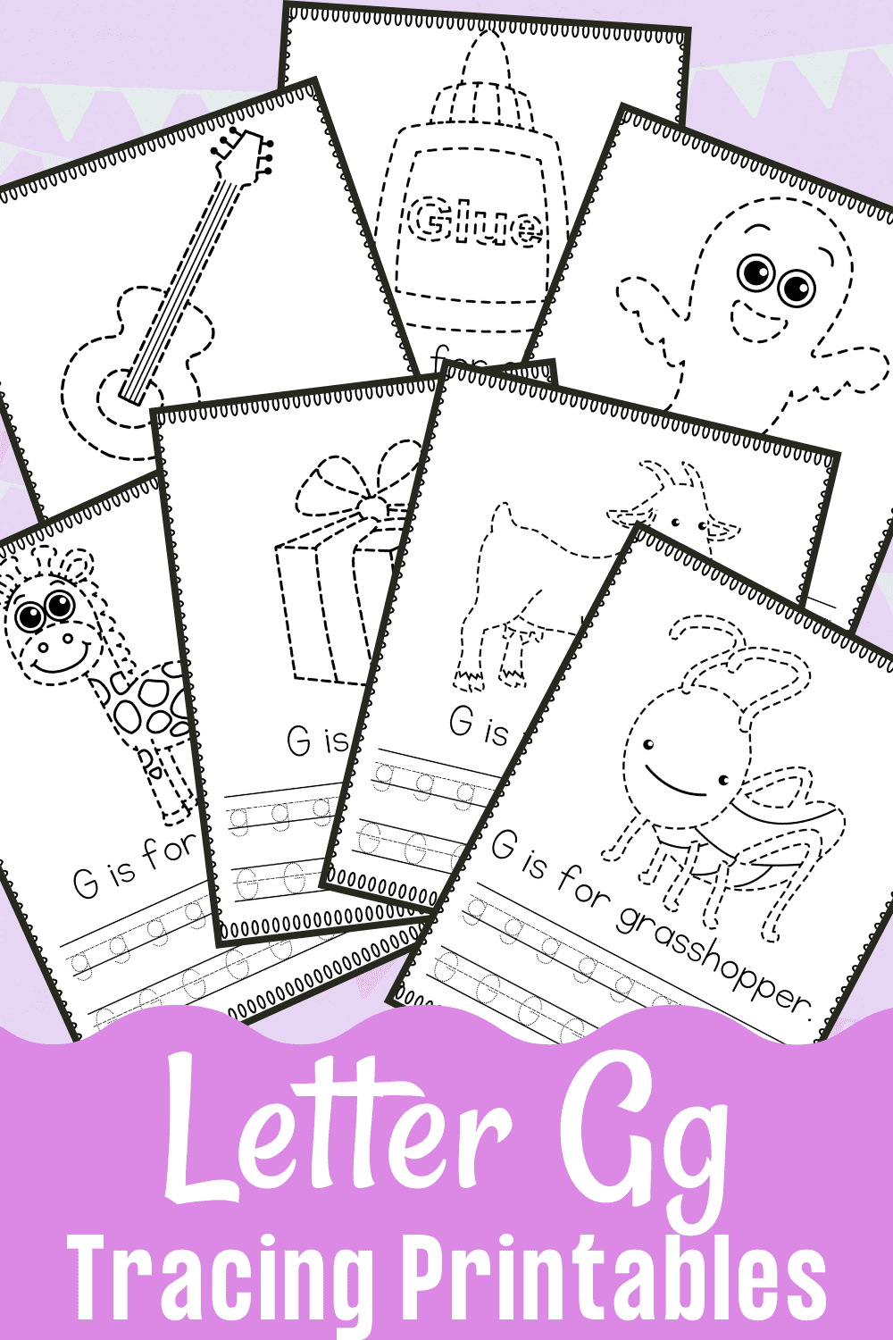 Letter G Tracing Worksheets