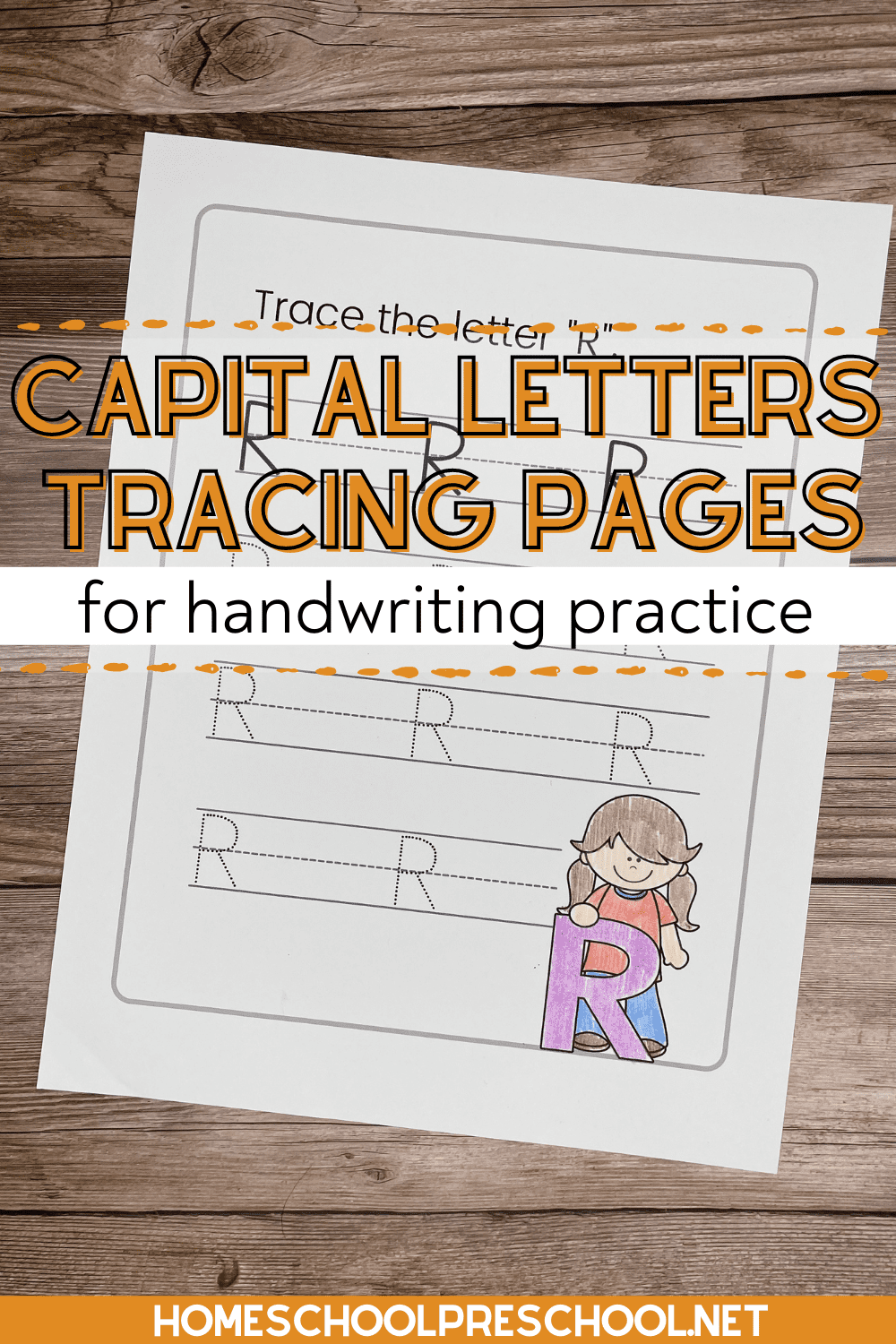 Capital Letter Tracing Worksheets