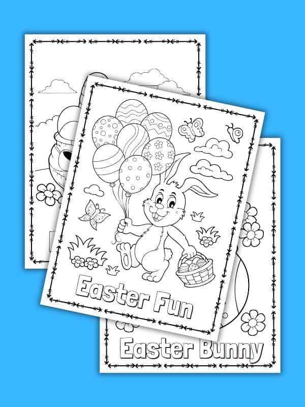 Free Printable Easter Bunny Coloring Pages