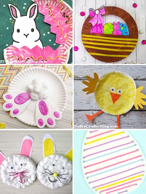 Paper Plate Easter Crafts