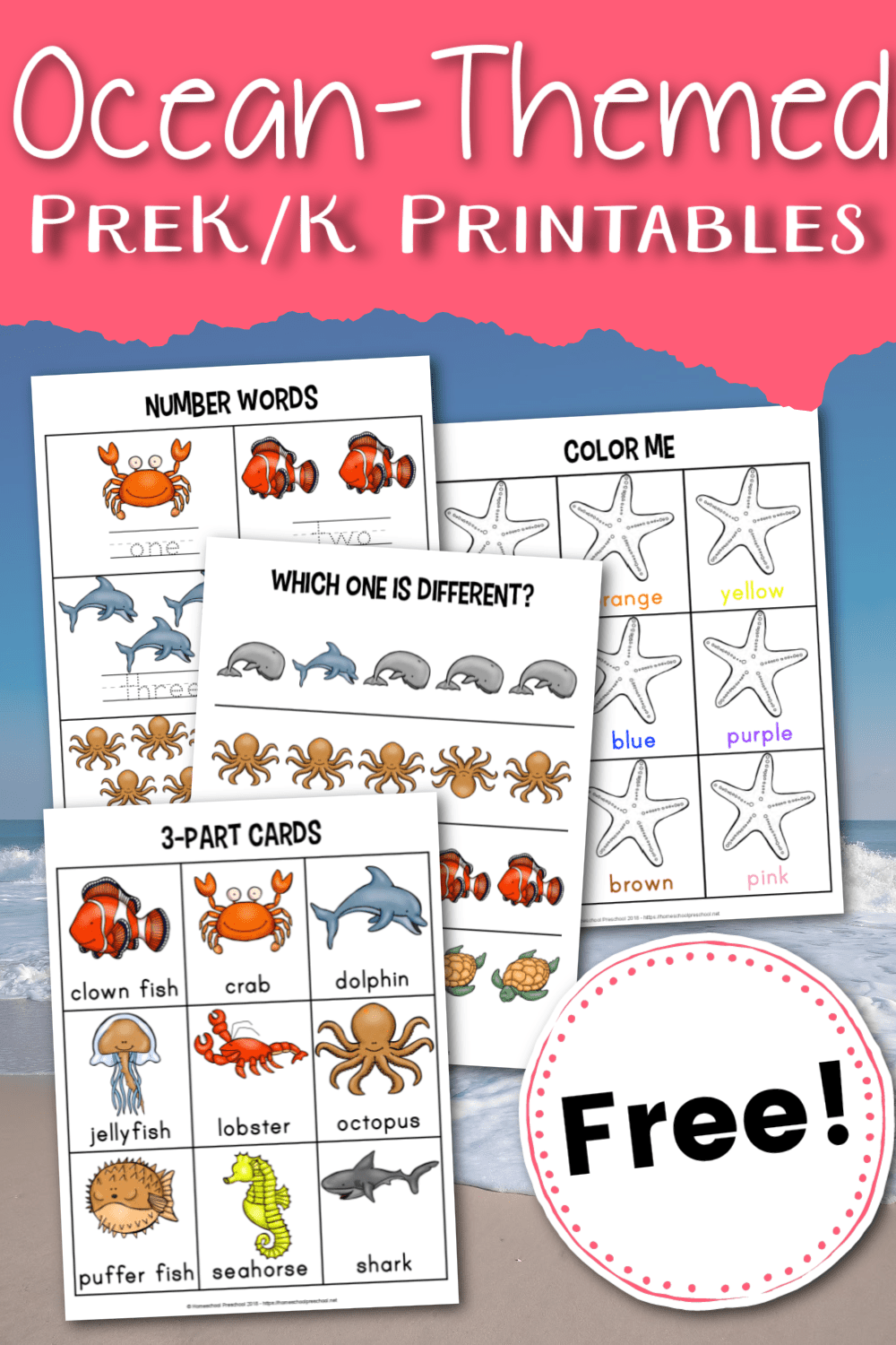 Preschool Ocean Worksheets
