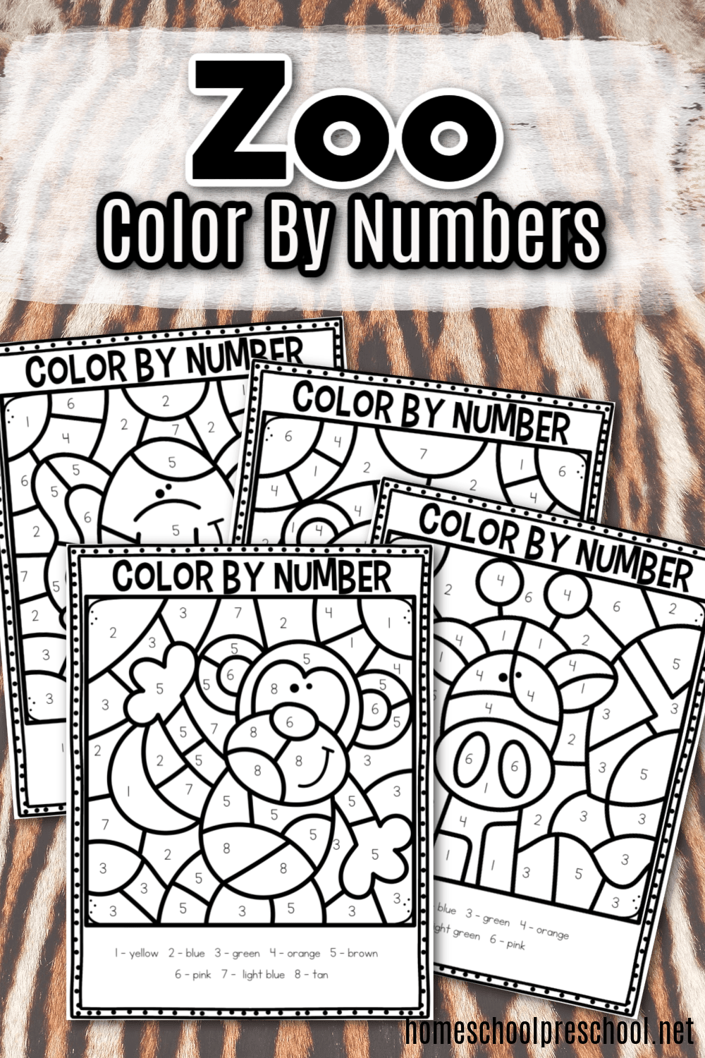 Zoo Color by Number