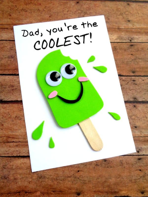 Easy Fathers Day Craft for Preschoolers [Free Template]
