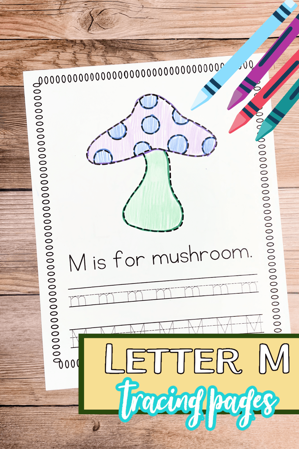 Letter M Tracing Worksheets