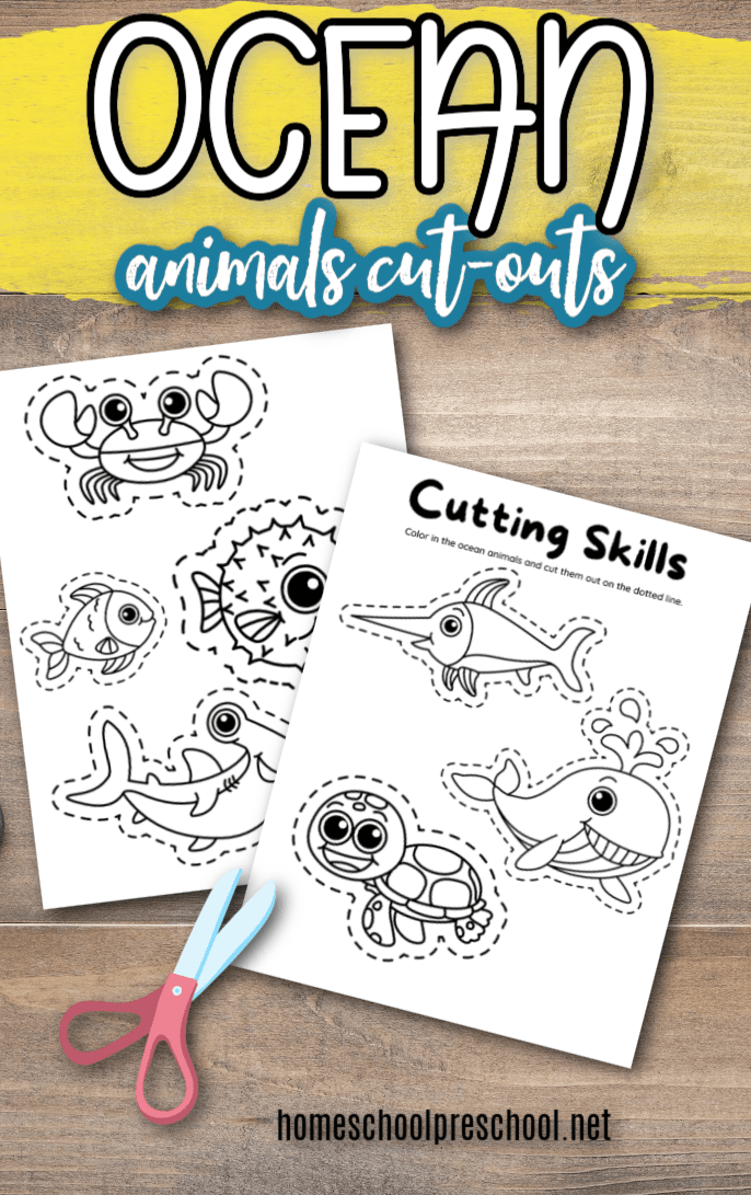 Ocean Animal Cut Outs