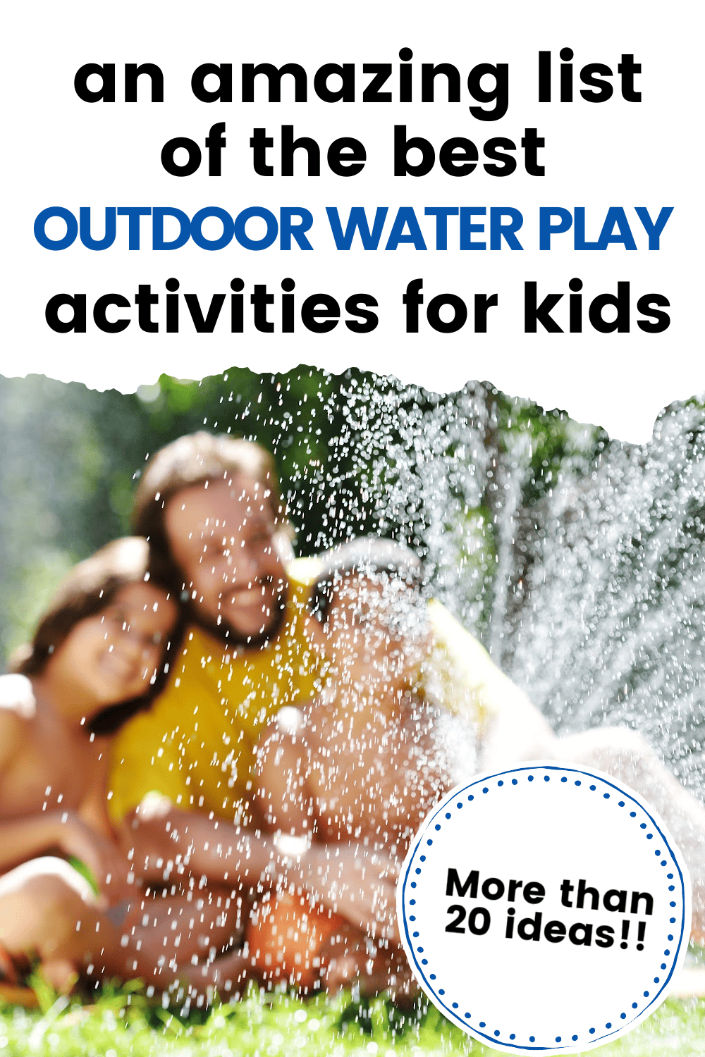 Outdoor Water Play for Kids