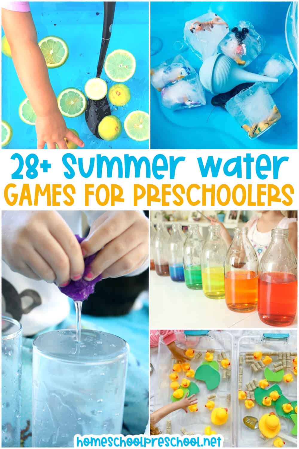 Summer Water Games for Preschoolers