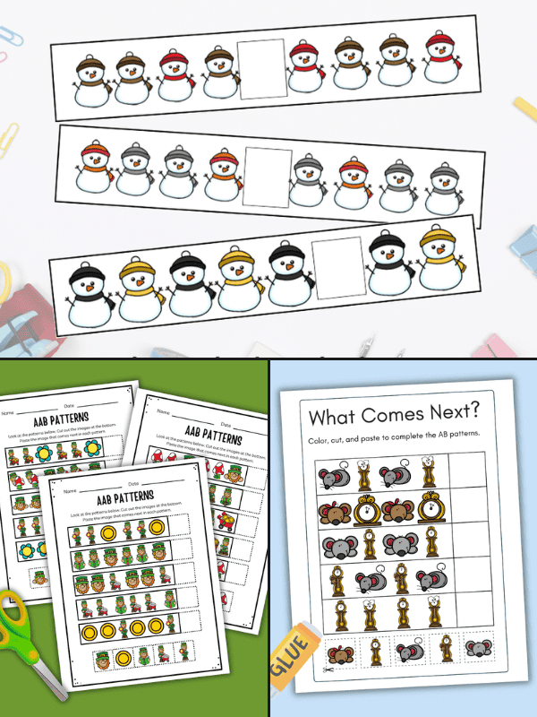 Preschool Pattern Worksheets