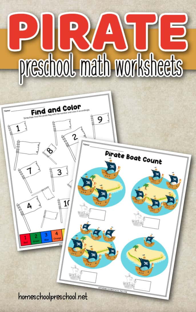 Pirate Math Worksheets