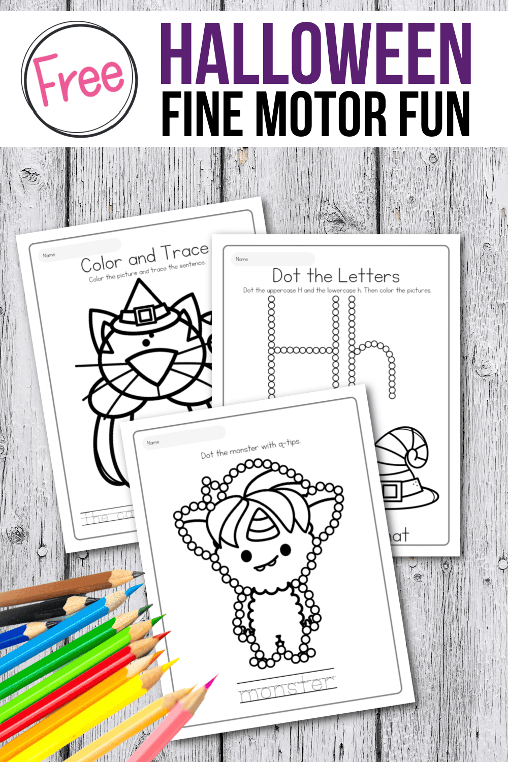 Halloween Fine Motor Activities