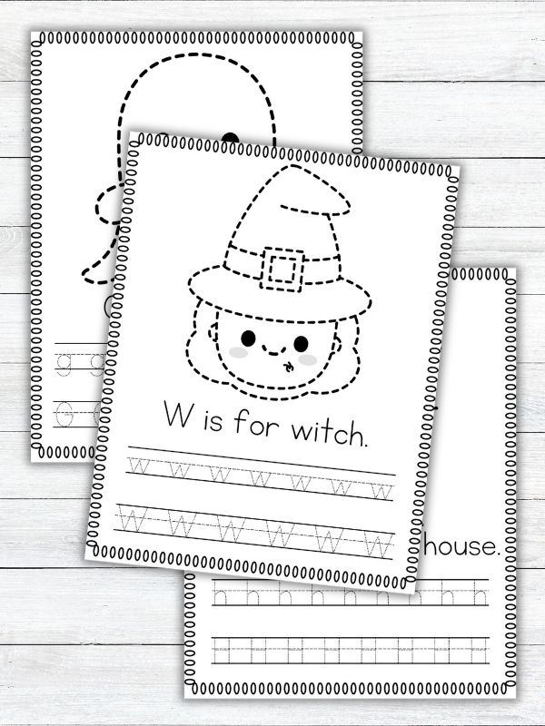 Halloween Tracing Worksheets