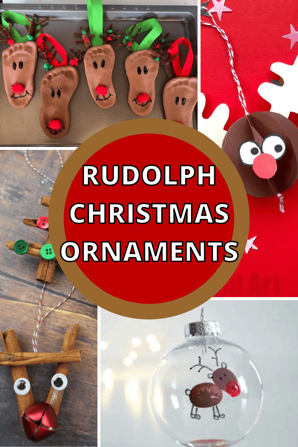 Rudolph christmas ornaments 