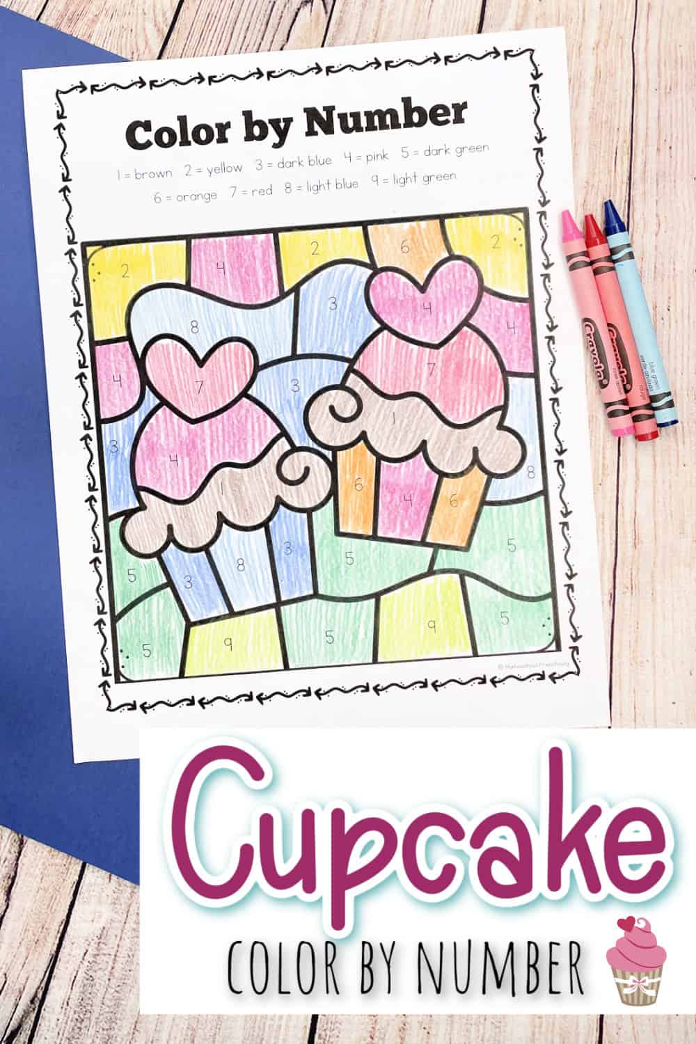 Cupcake Color by Number