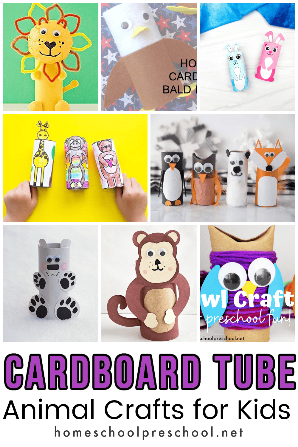 Cardboard Tube Animals