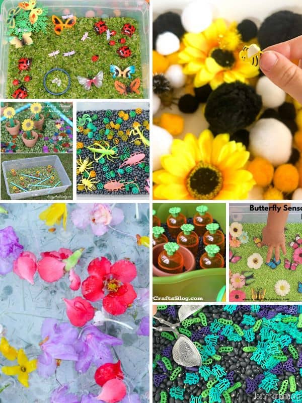 Spring Sensory Bins
