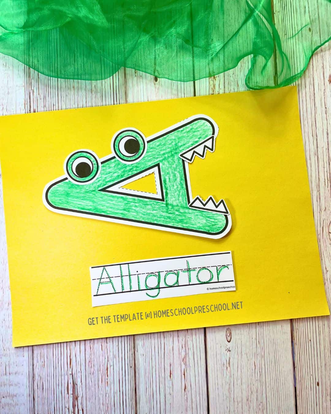 Alligator Craft for Kids