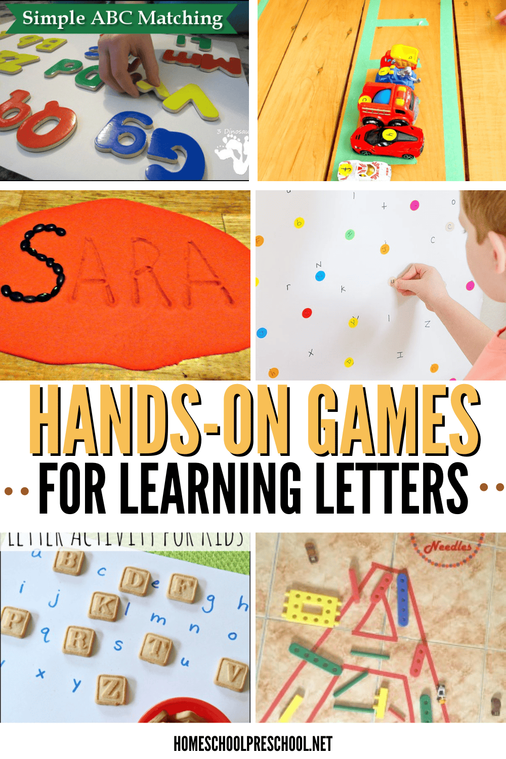 Hands-On Letter Games for Preschoolers