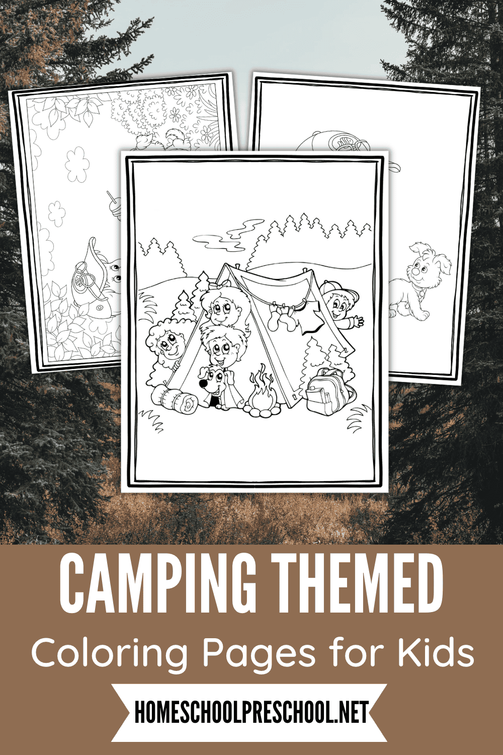 Camping Coloring Pages