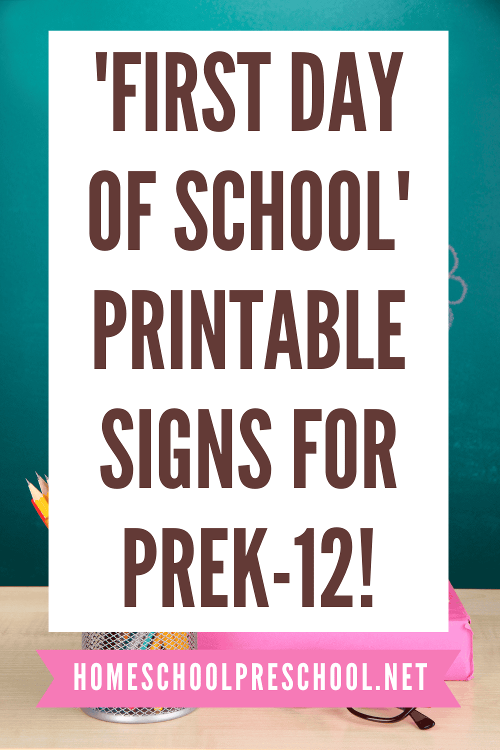 My First Day of School