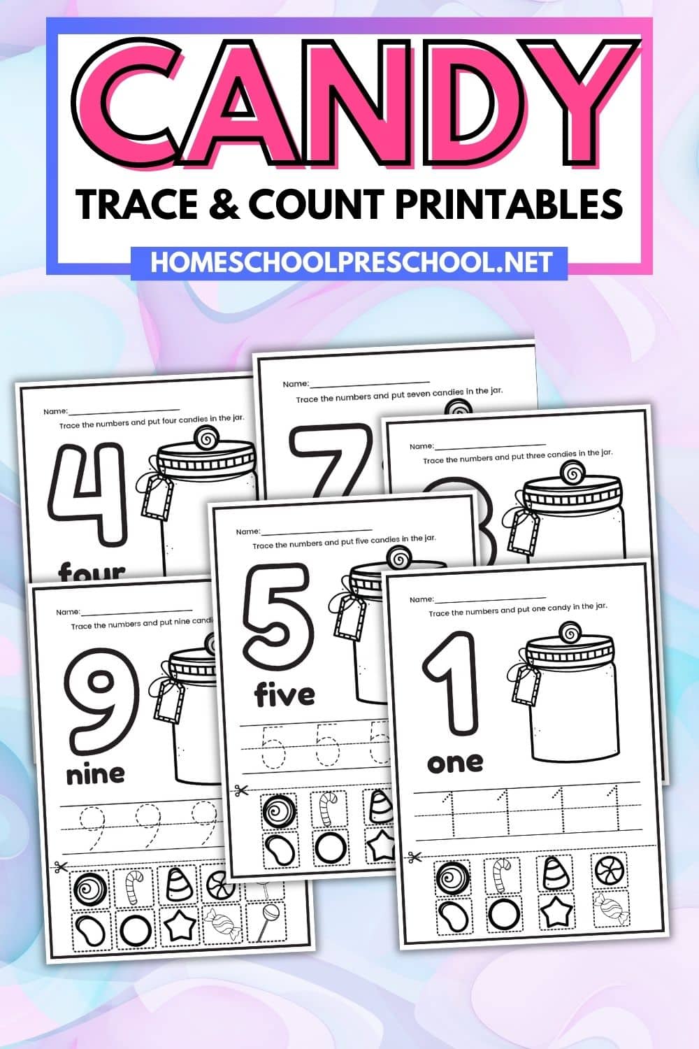 Tracing Numbers Worksheets