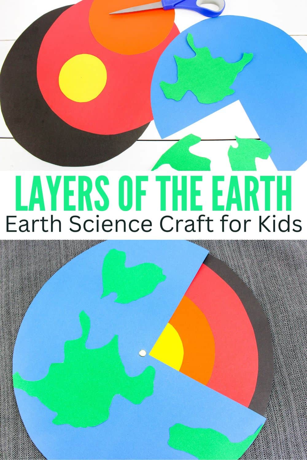 Layers of the Earth Preschool Craft