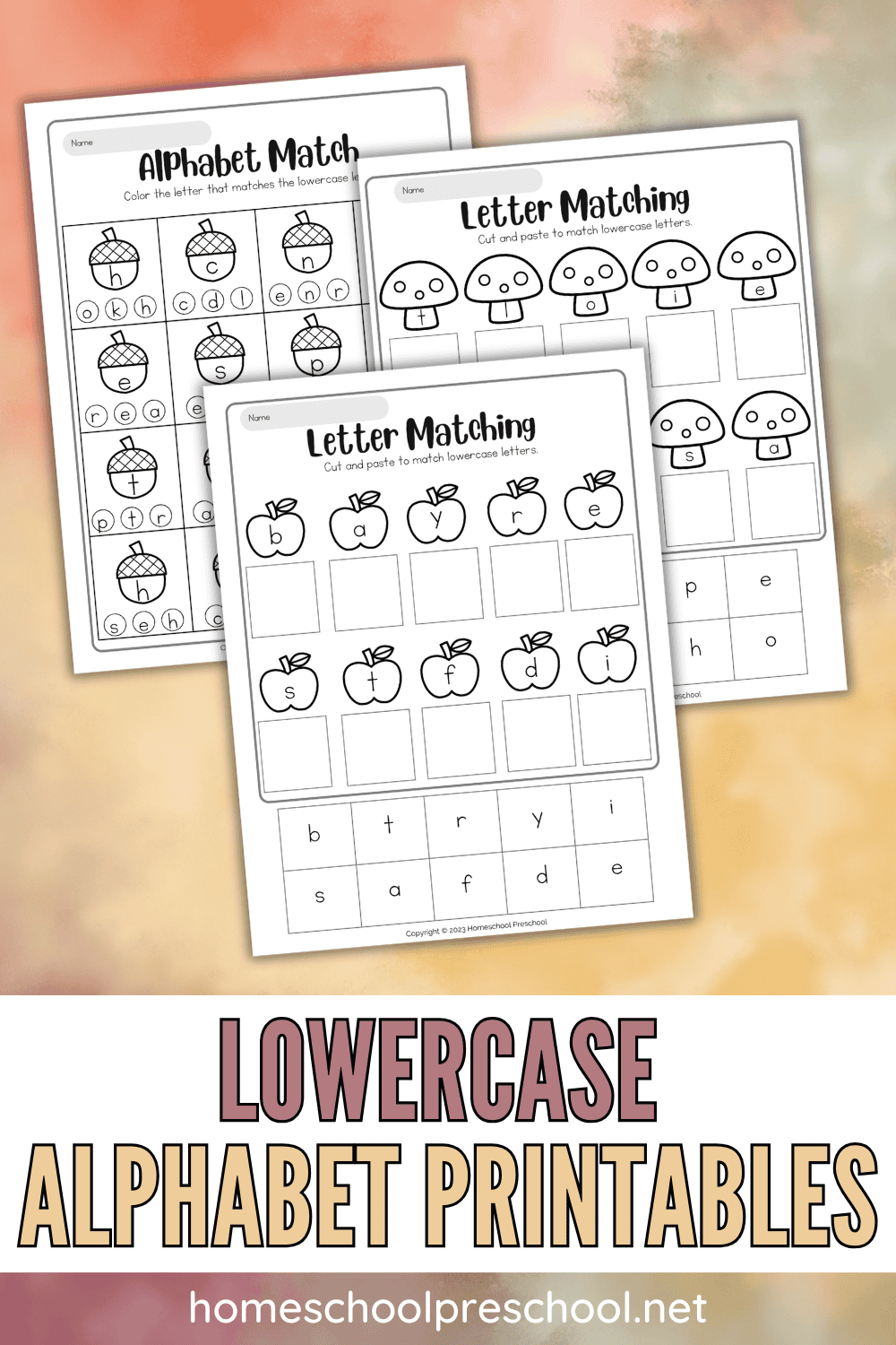 Lowercase Alphabet Printable