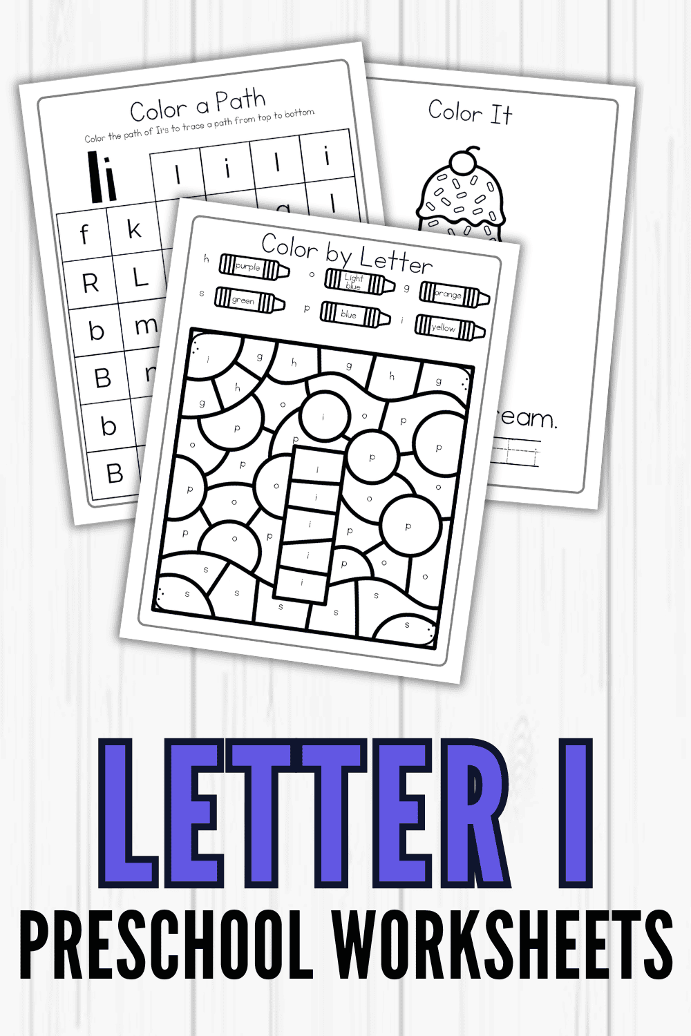 Letter I Worksheets