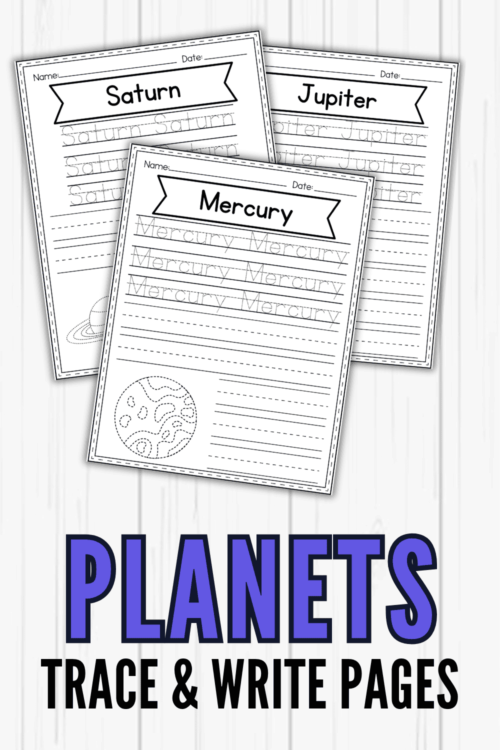 Free Printable Tracing Worksheets