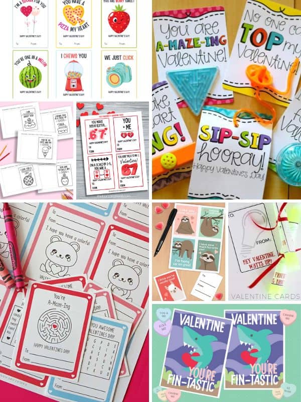 Printable Valentine Card Ideas for Preschool