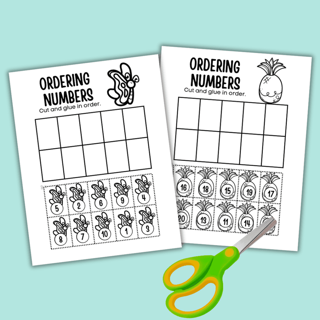 math number sequence worksheets